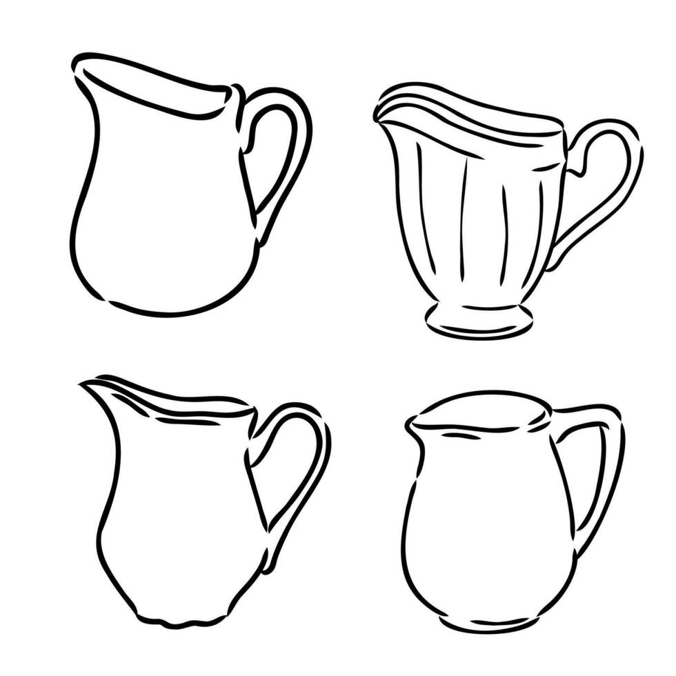 jug vector sketch