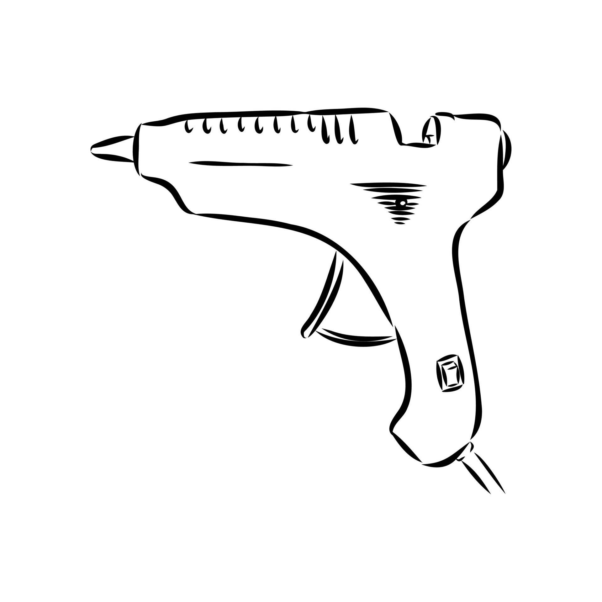 glue gun vector sketch 36437430 Vector Art at Vecteezy