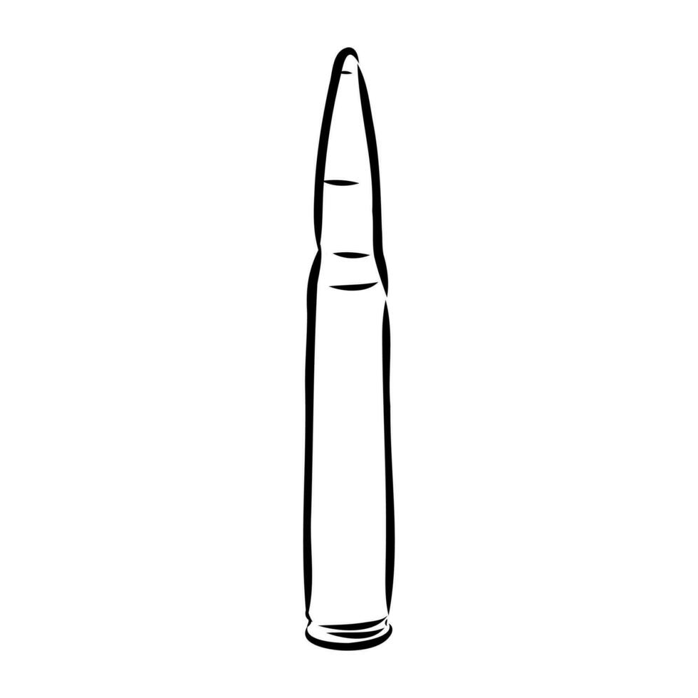 bullet vector sketch