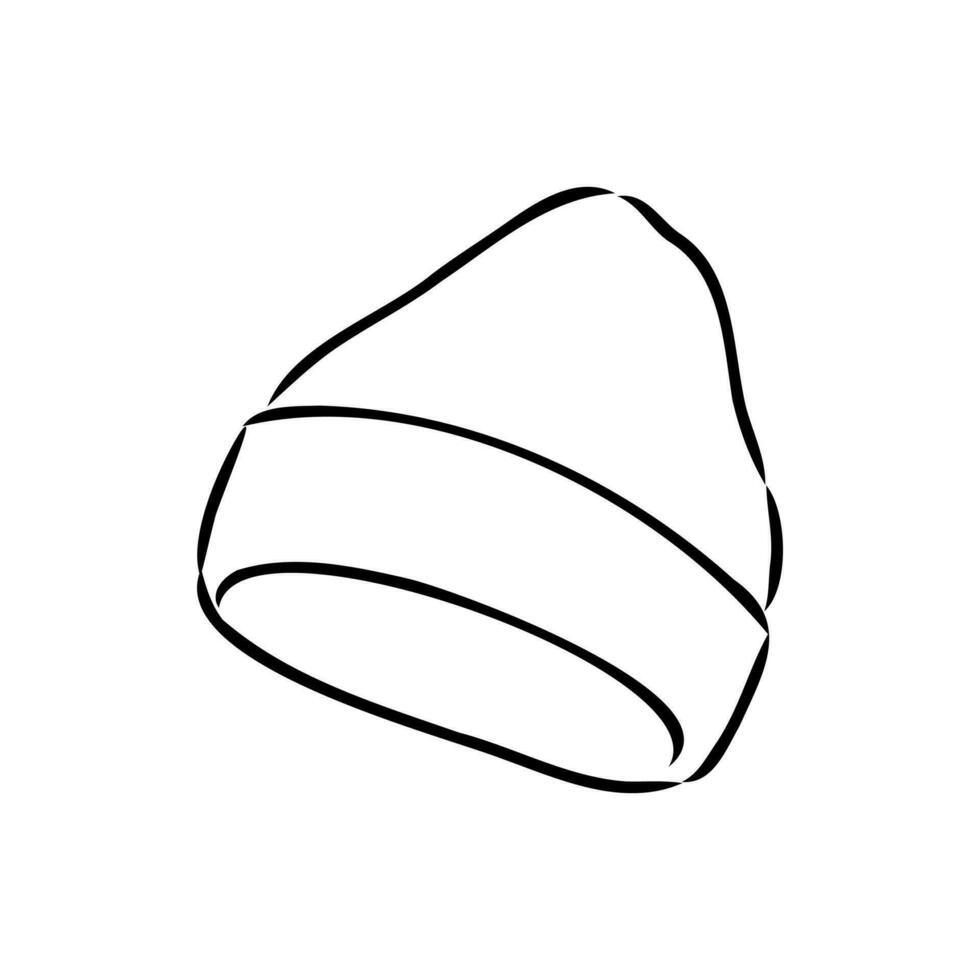 sports hat vector sketch