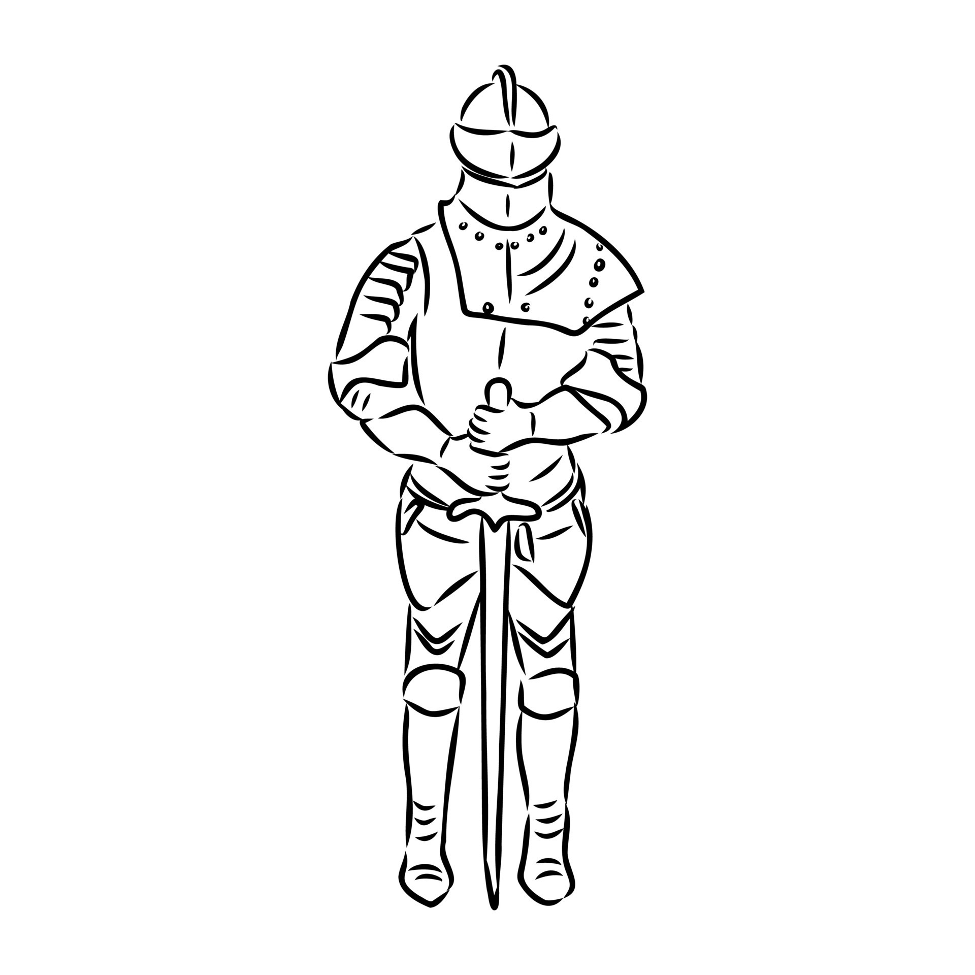 Knight S Armor Vector Sketch 36437691 Vector Art At Vecteezy Knight S Armor Vector Sketch 36437691 Vector Art At Vecteezy