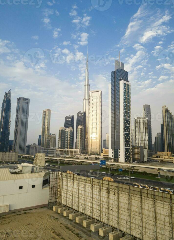 Dubai, UAE - 06.10.2023 - View a Dubai downtown area. City photo