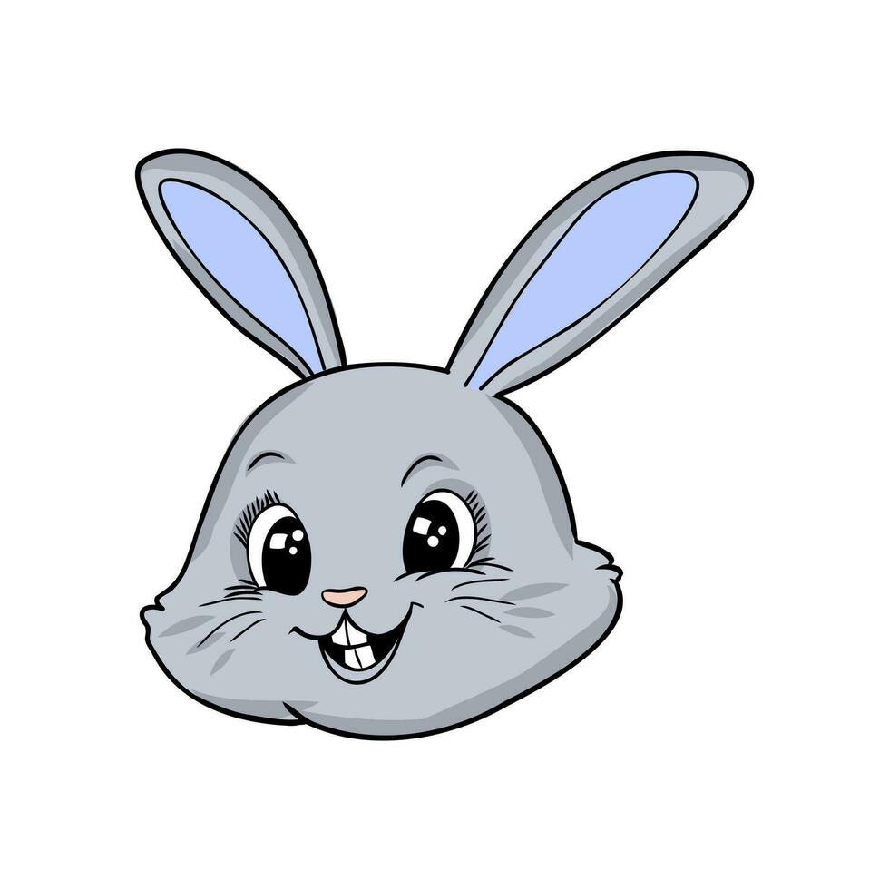 cartoon rabbit sketch vector