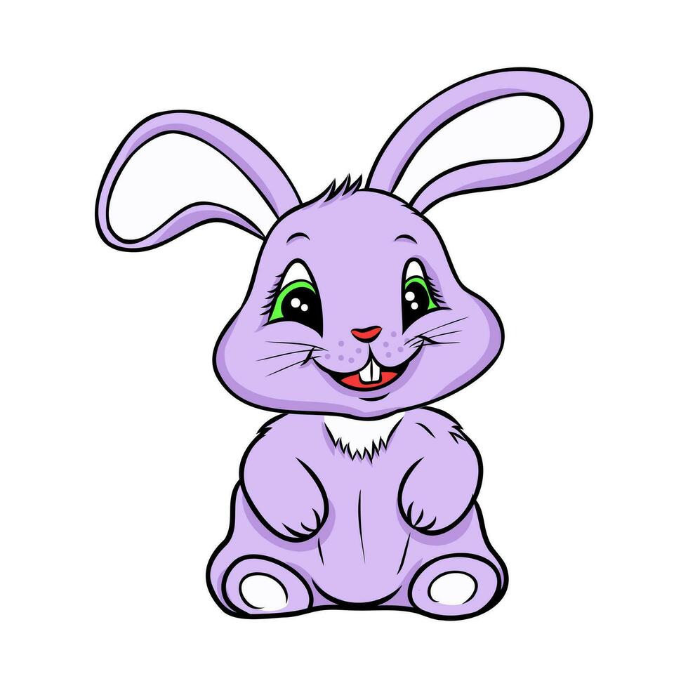 cartoon bunny vector sketch