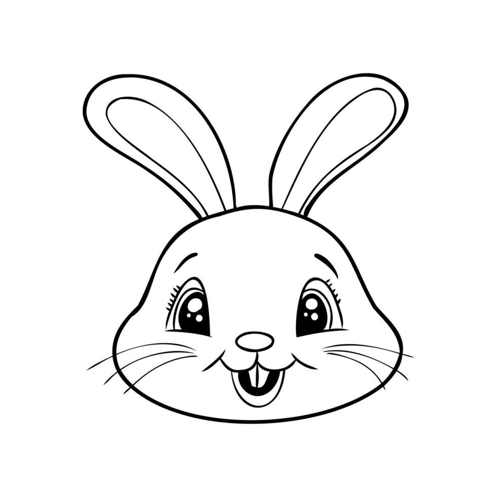 cartoon bunny vector sketch