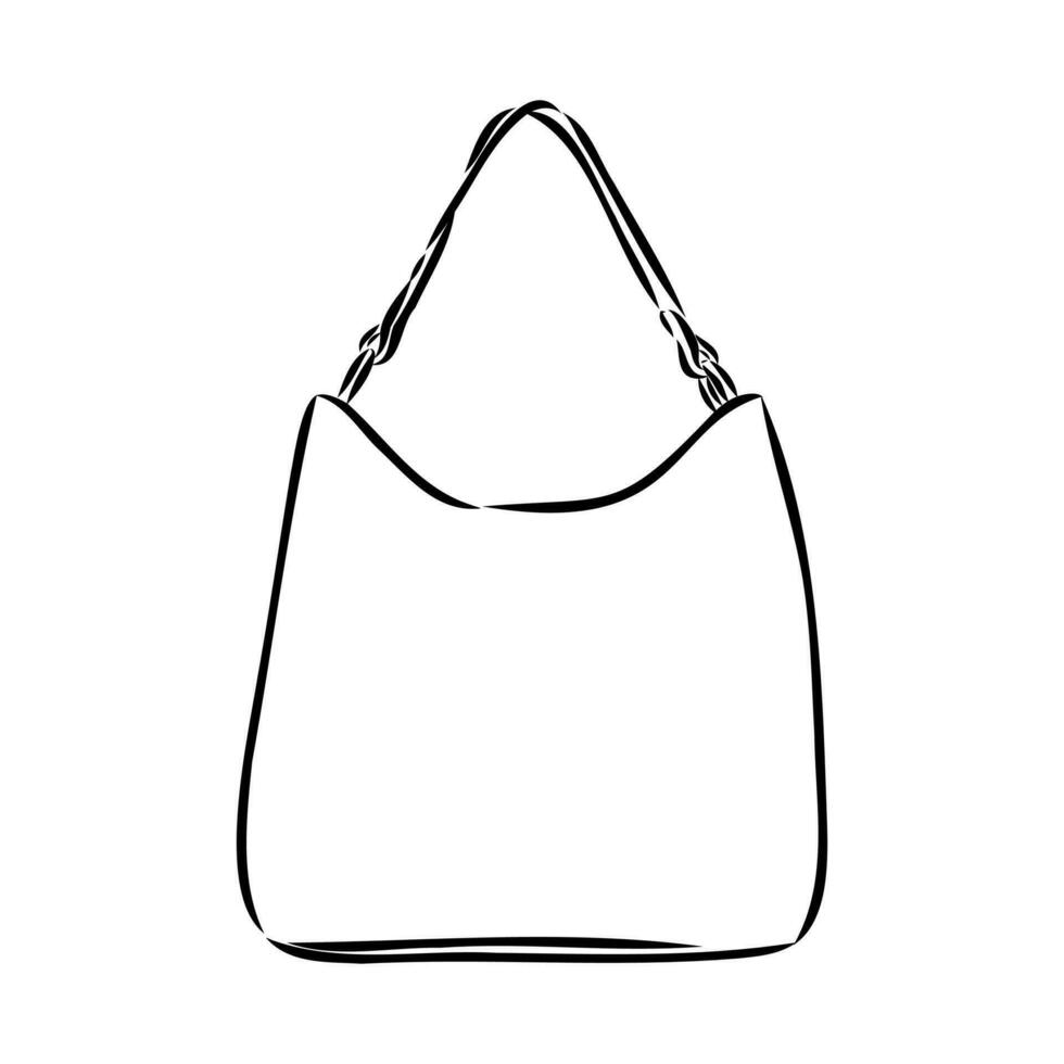 handbag vector sketch