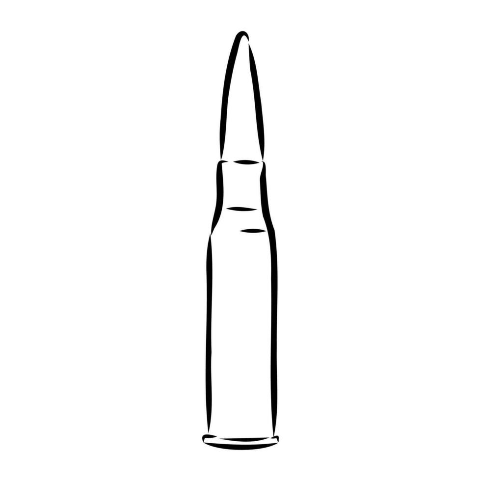 bullet vector sketch