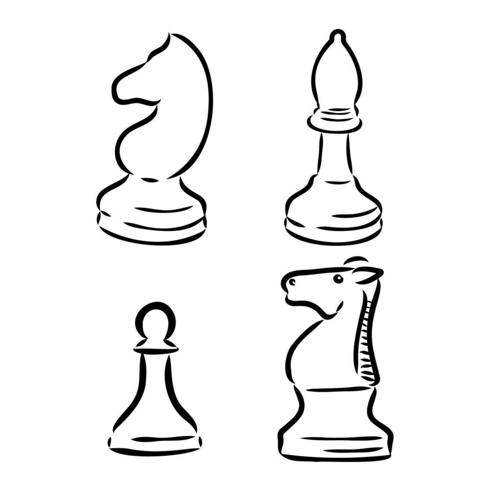 chess vector sketch