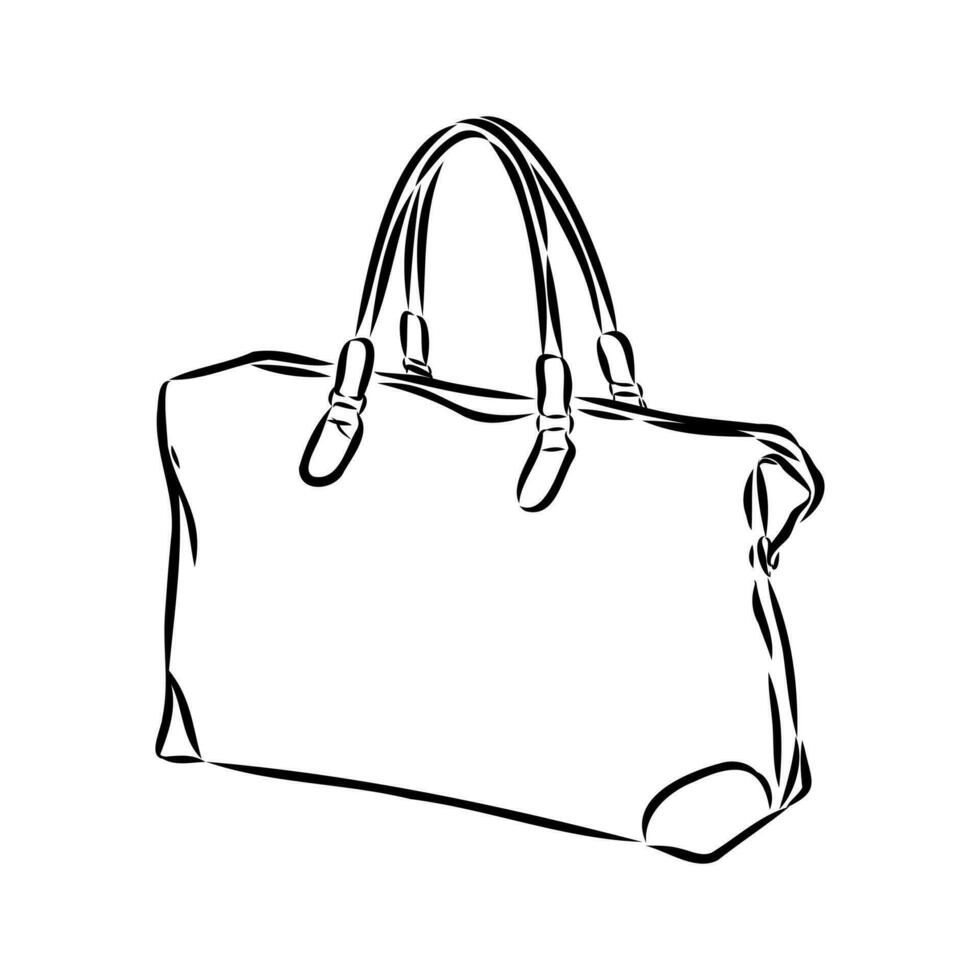 handbag vector sketch