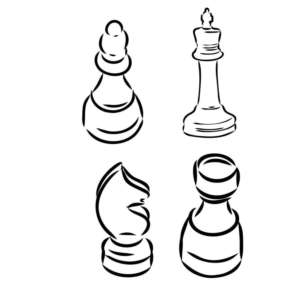 chess vector sketch