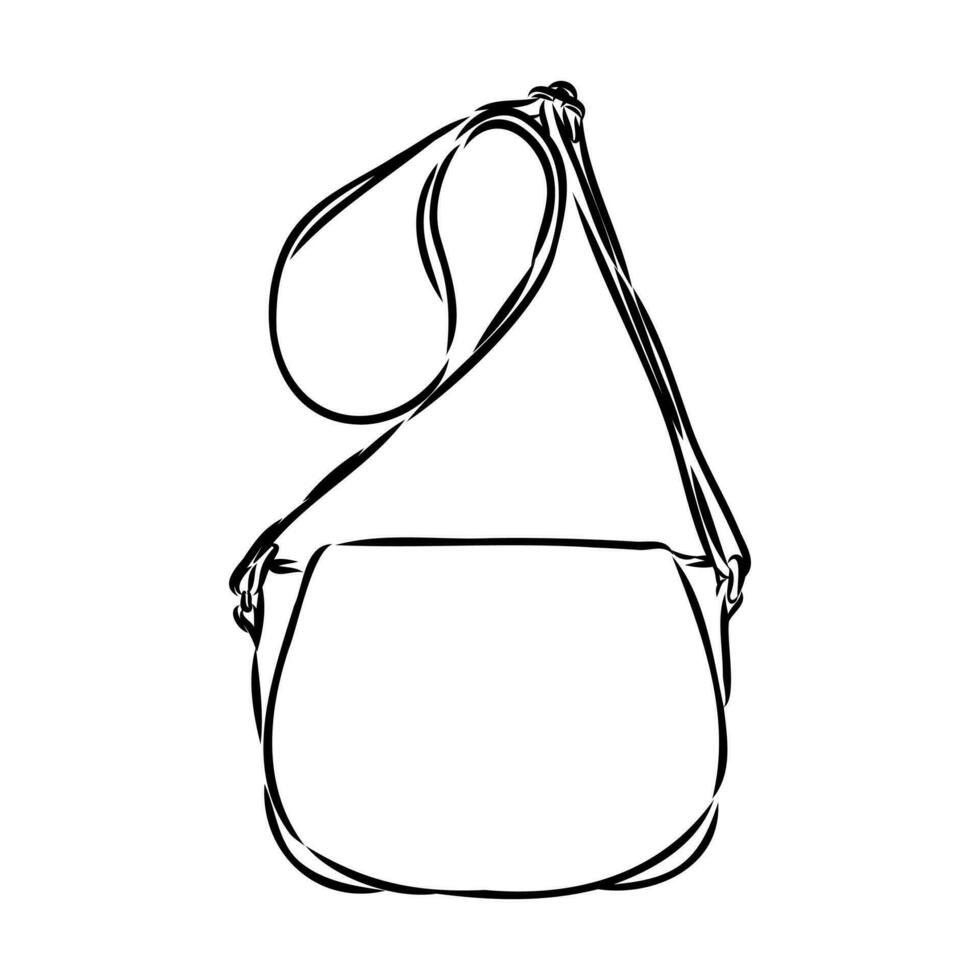 handbag vector sketch