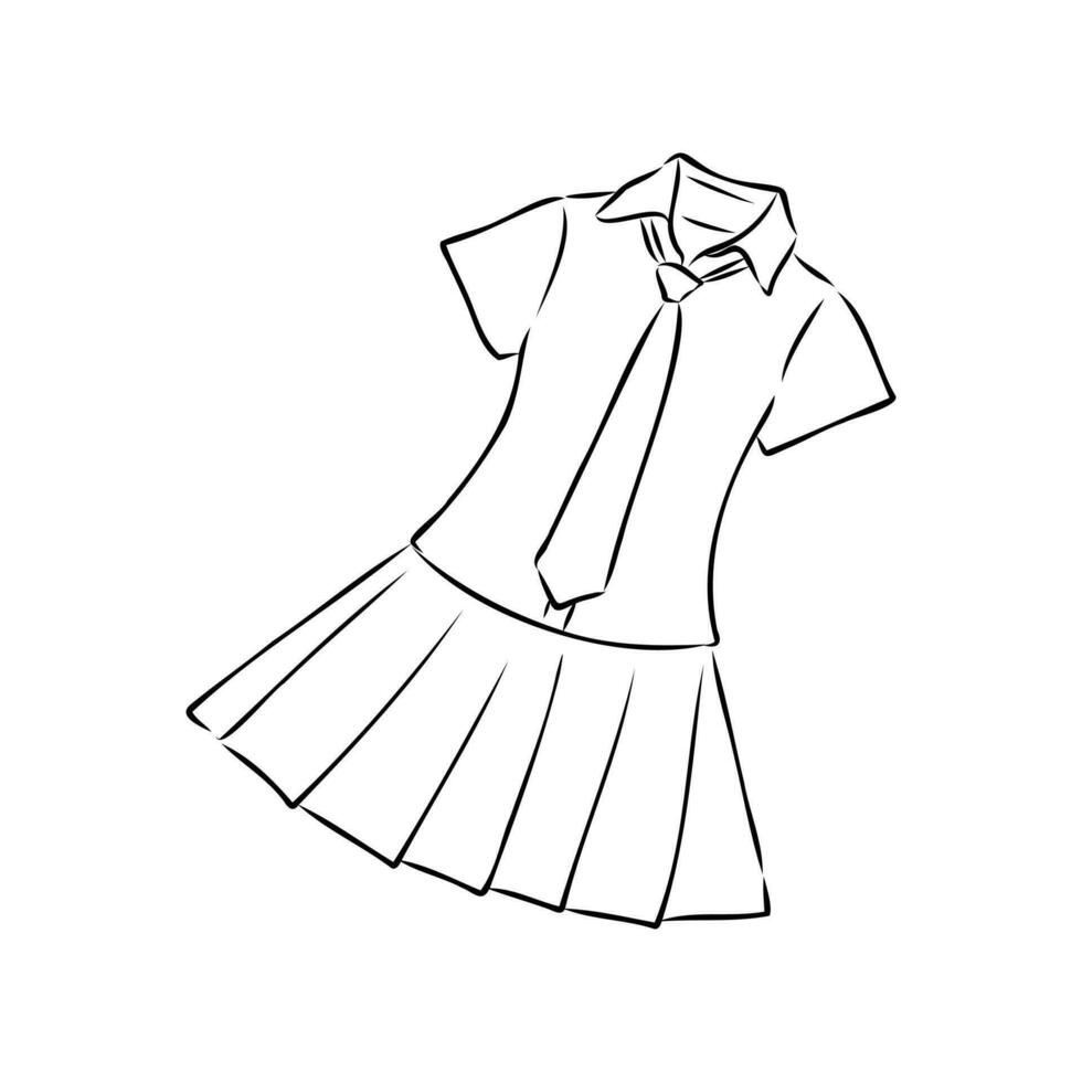 schoolchildren vector sketch