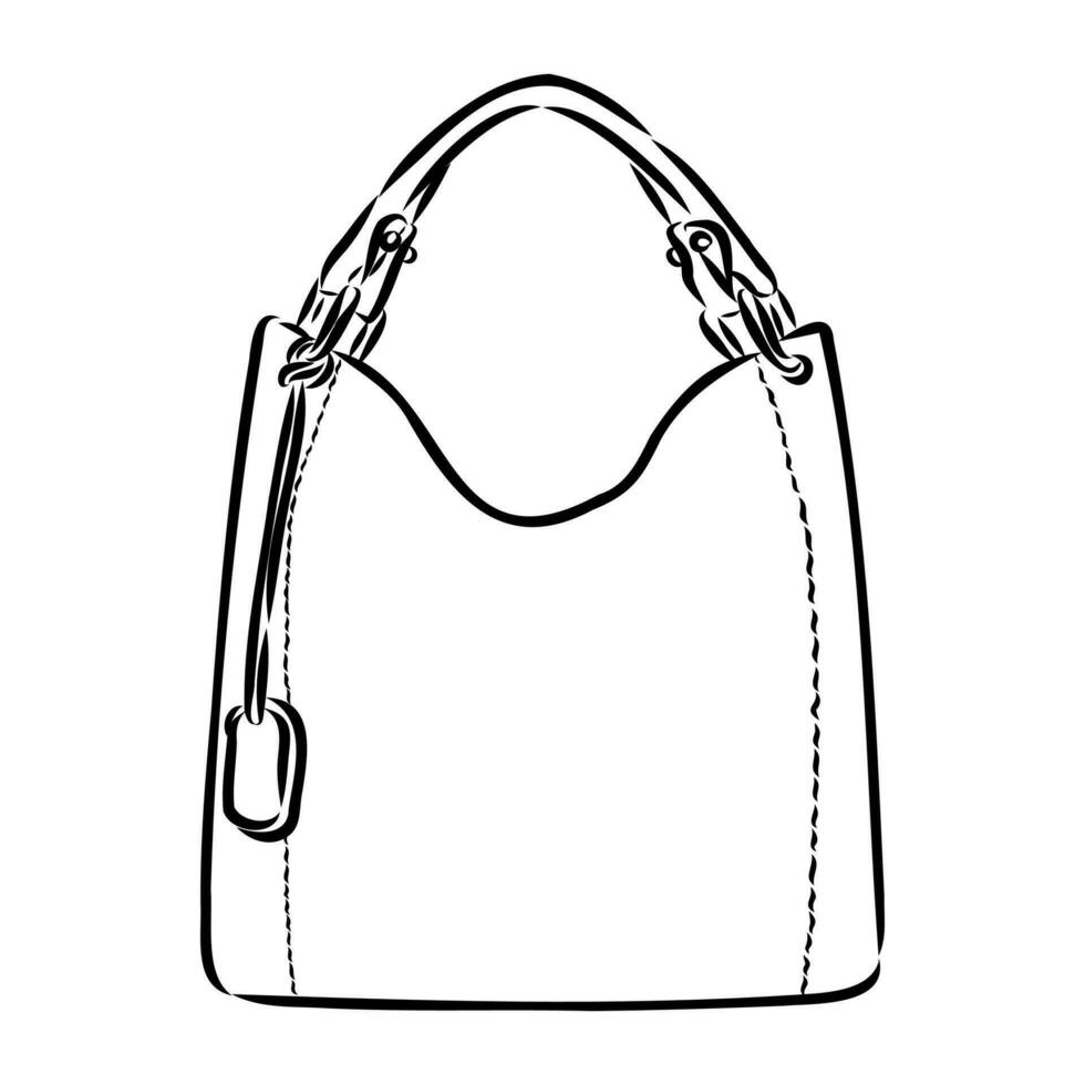 handbag vector sketch