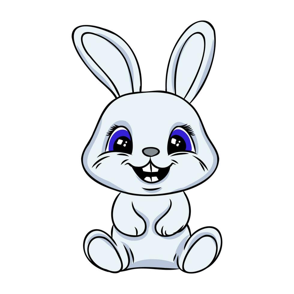 cartoon bunny vector sketch