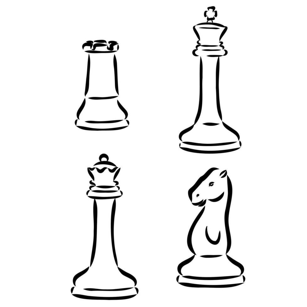 chess vector sketch