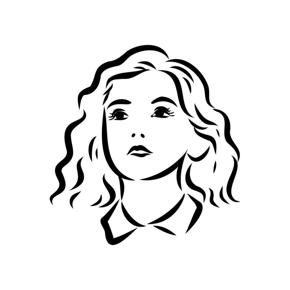 schoolchildren vector sketch