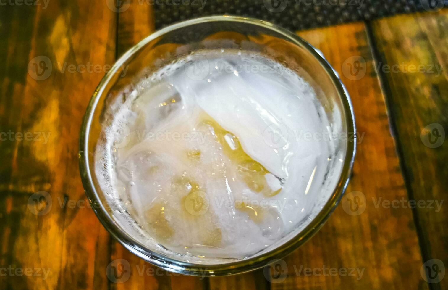 Guanabana fruit juice in restaurant PapaCharly Playa del Carmen Mexico. photo