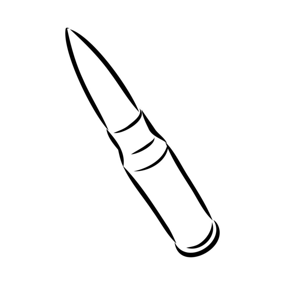 bullet vector sketch