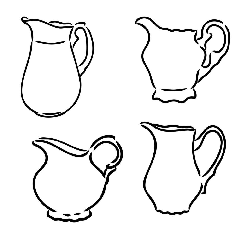 jug vector sketch