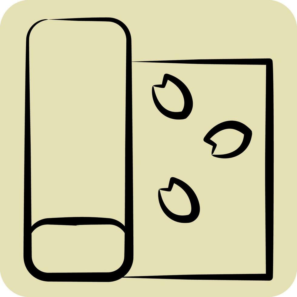 Icon Carpet. related to Sakura Festival symbol. hand drawn style. simple design editable. simple illustration vector