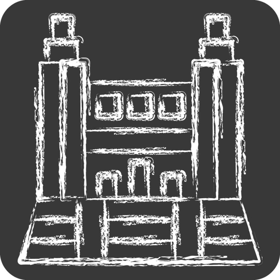 Icon Museo Peina Sofia. related to Spain symbol. chalk Style. simple design editable. simple illustration vector