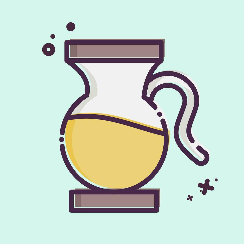 Icon Sangria. related to Spain symbol. MBE style. simple design editable. simple illustration vector