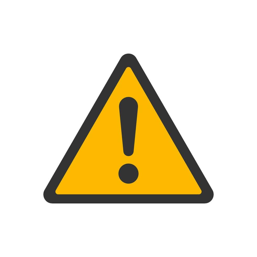 WeHazard warning attention yellow sign with exclamation mark symbol vector