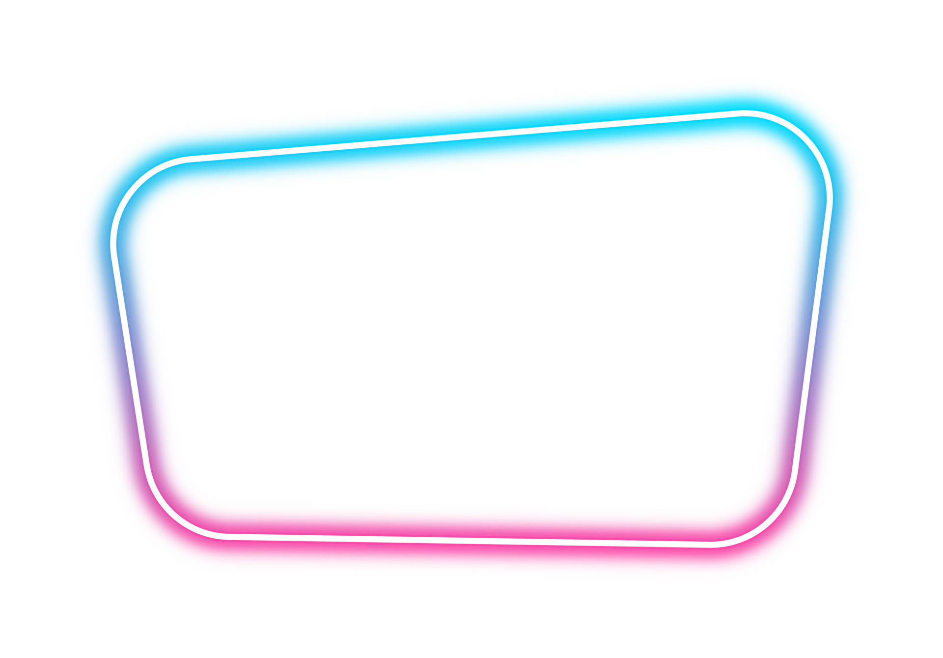 Neon Light Frame 36443333 PNG