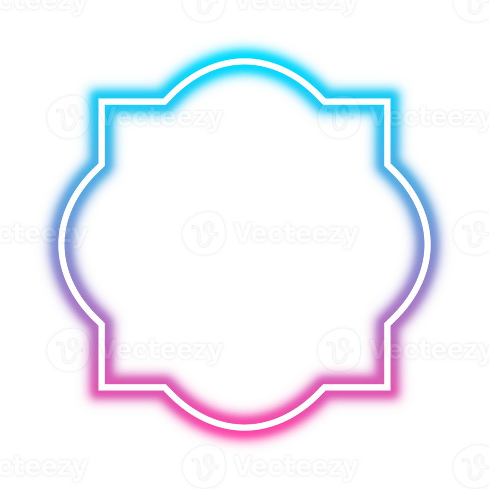 Neon Light Frame png