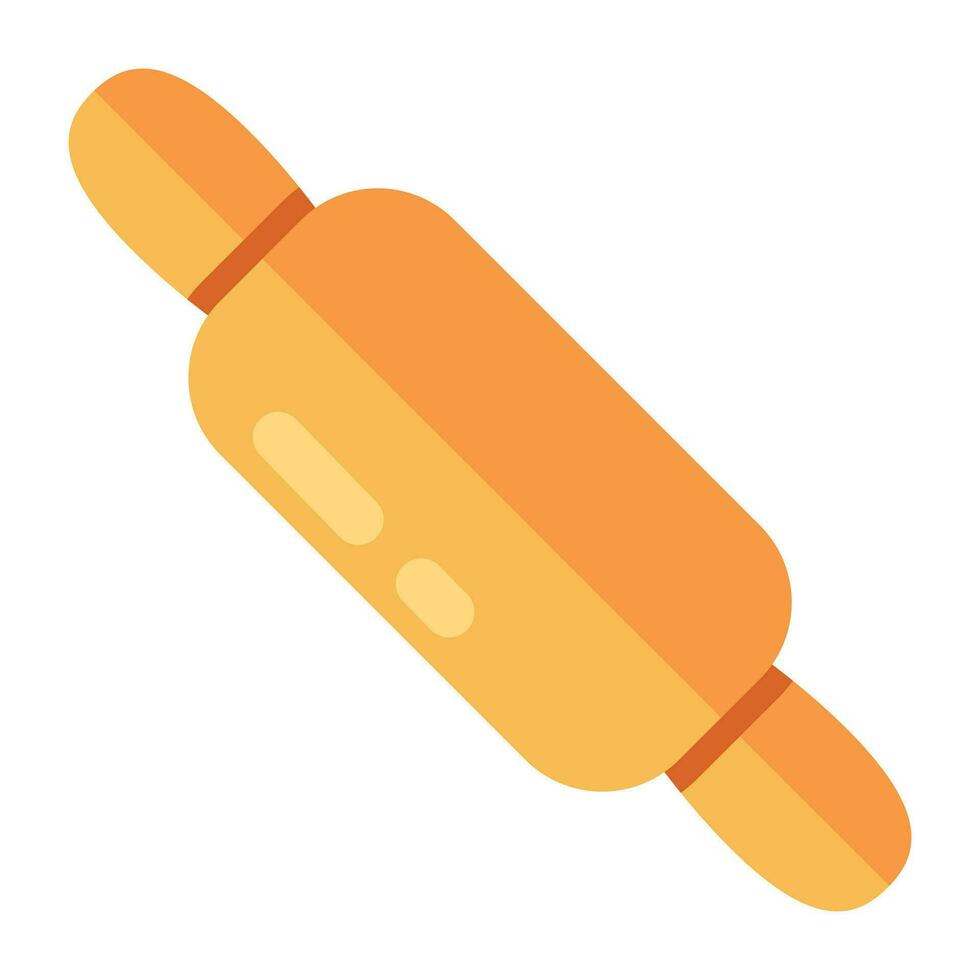 A unique design icon of dough roller vector