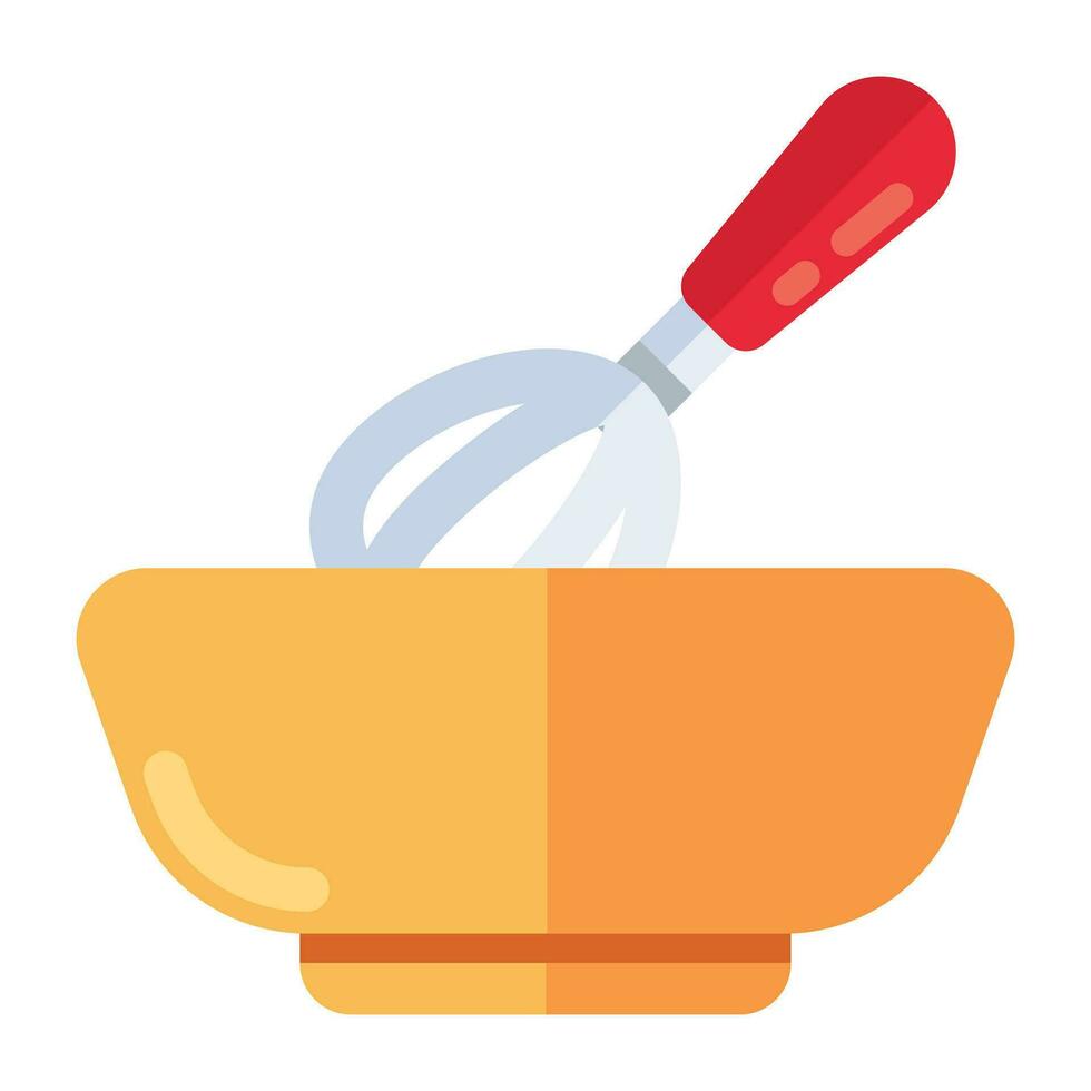 A premium download icon of mixing bowl vector