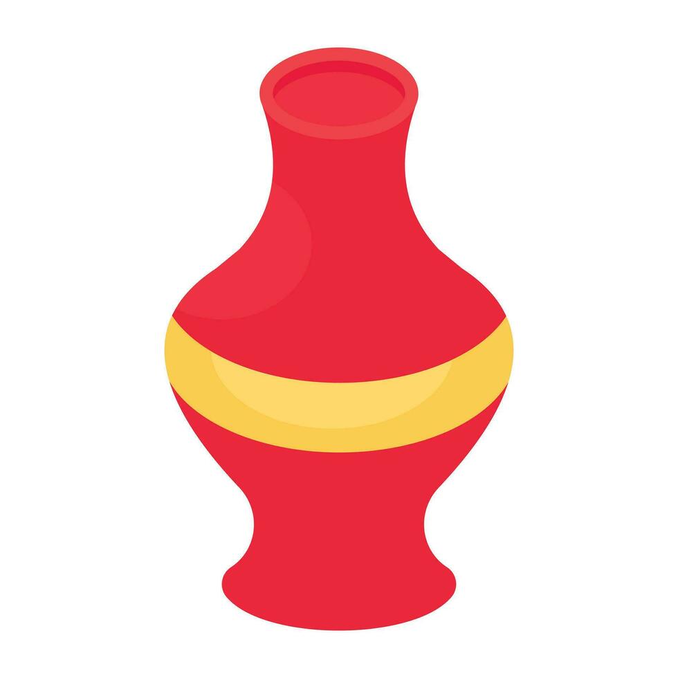 Modern design icon of pottery vector