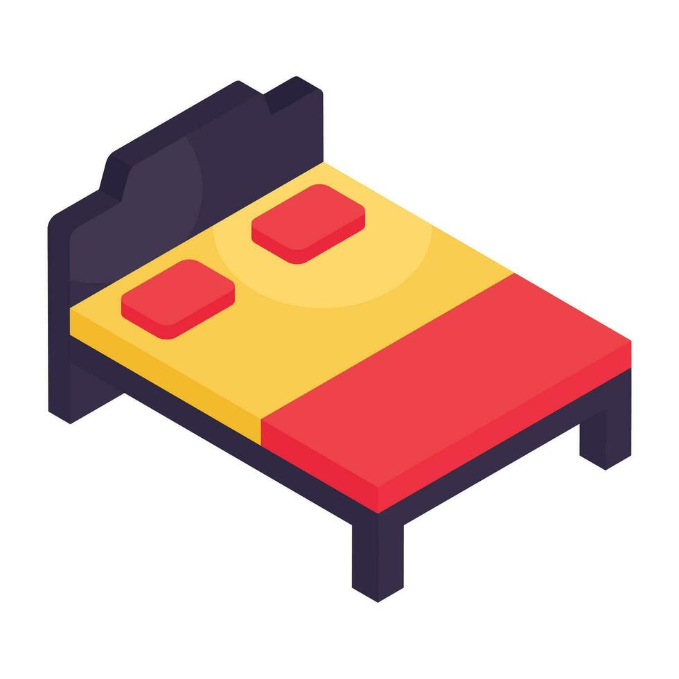 Premium download icon of bed vector