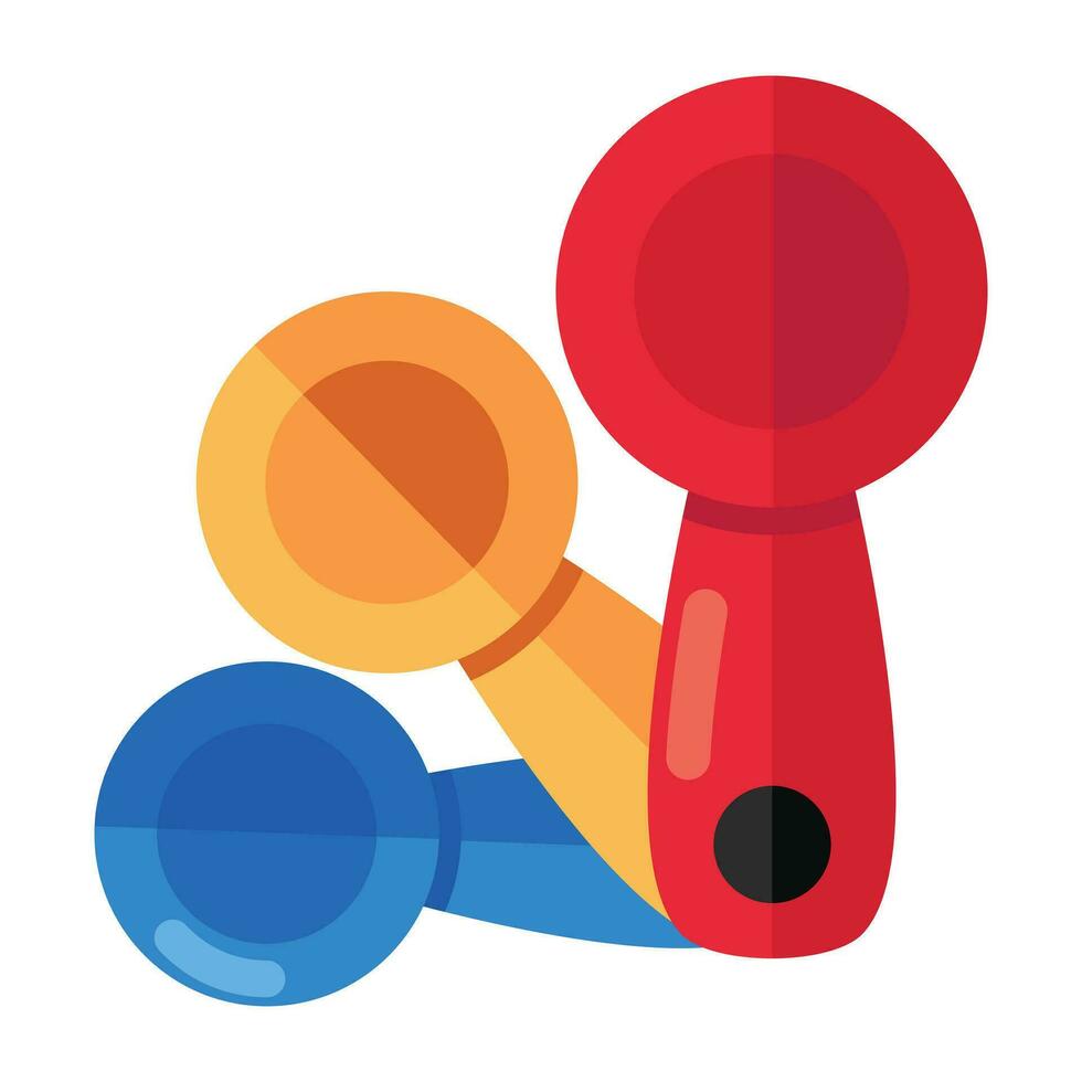Modern design icon of measuring spoons vector