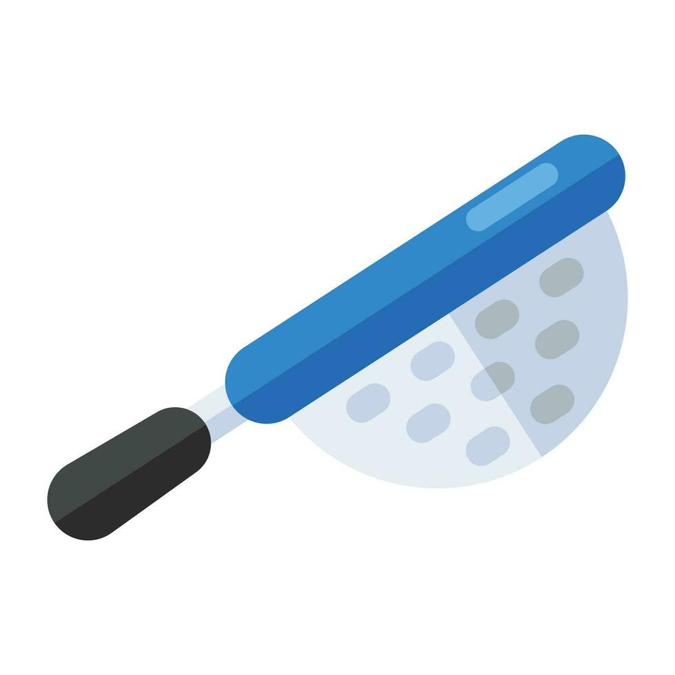 An icon design of strainer, kitchen utensil vector