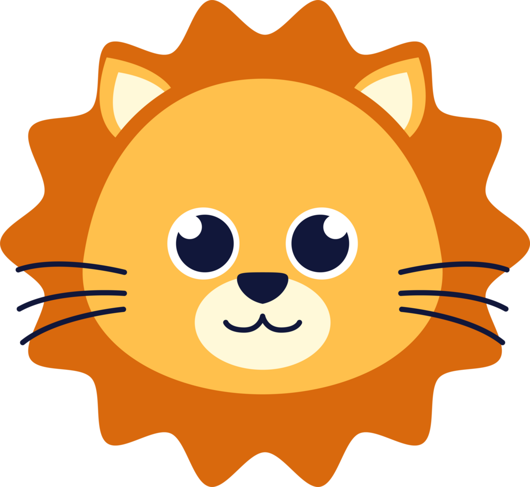 Lion Animal Head png