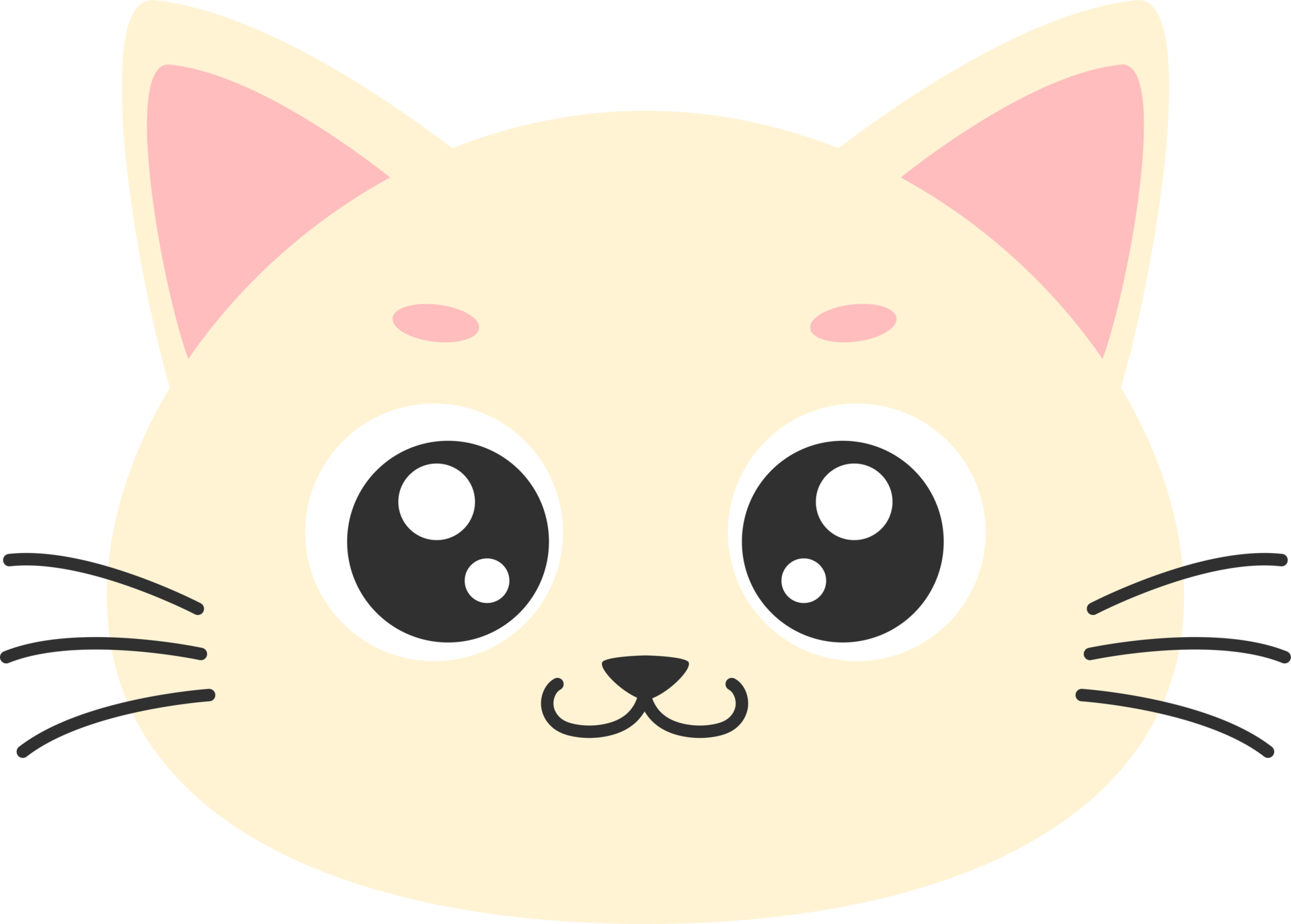 cute-cat-face-illustration-36444038-png