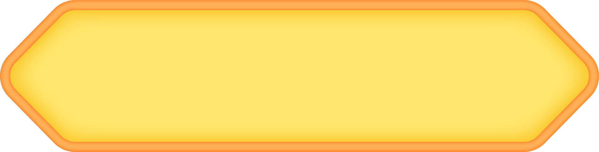 Yellow Banner Button png