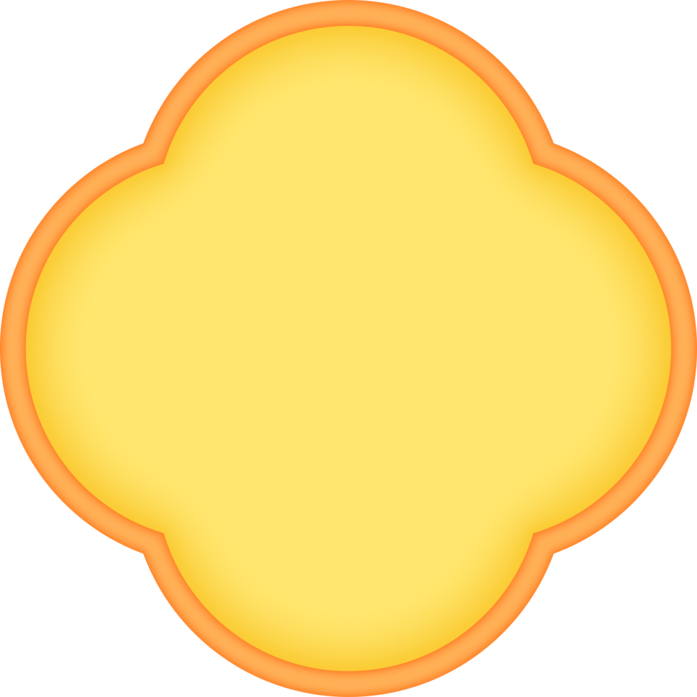 Yellow Banner Button png