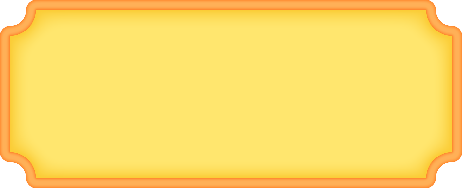 Yellow Banner Button png
