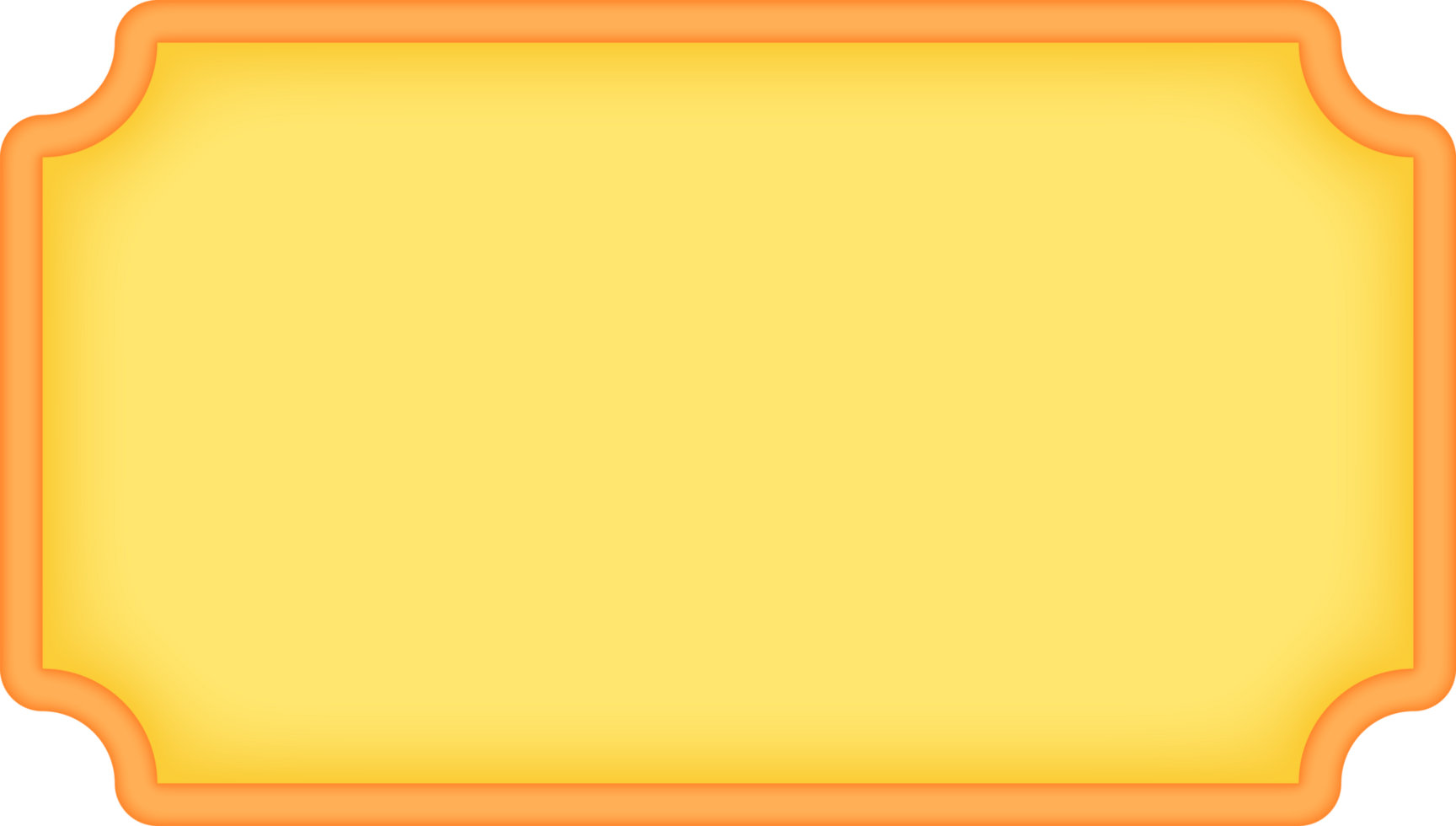 Yellow Banner Button png