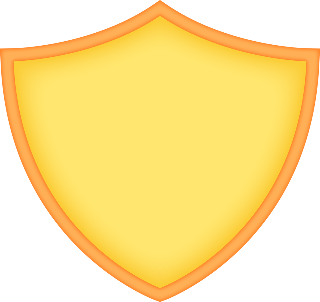 Yellow Banner Button png