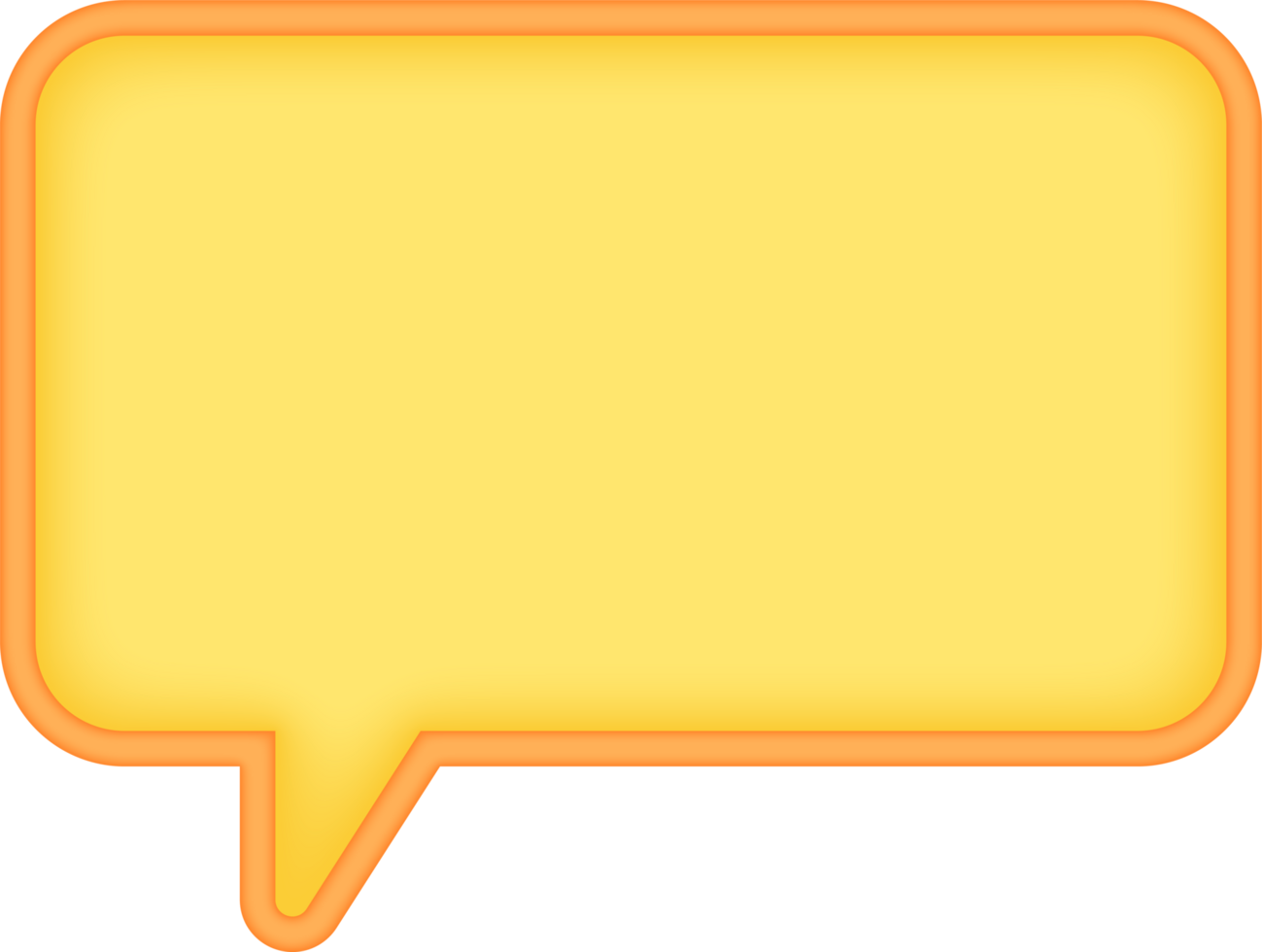 Yellow Banner Button png