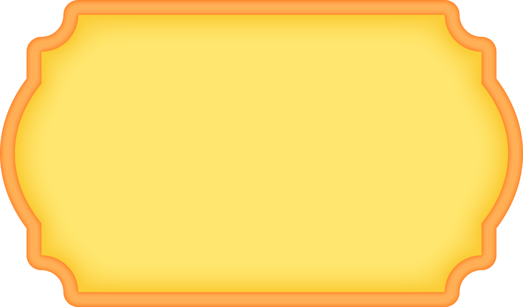 Yellow Banner Button png