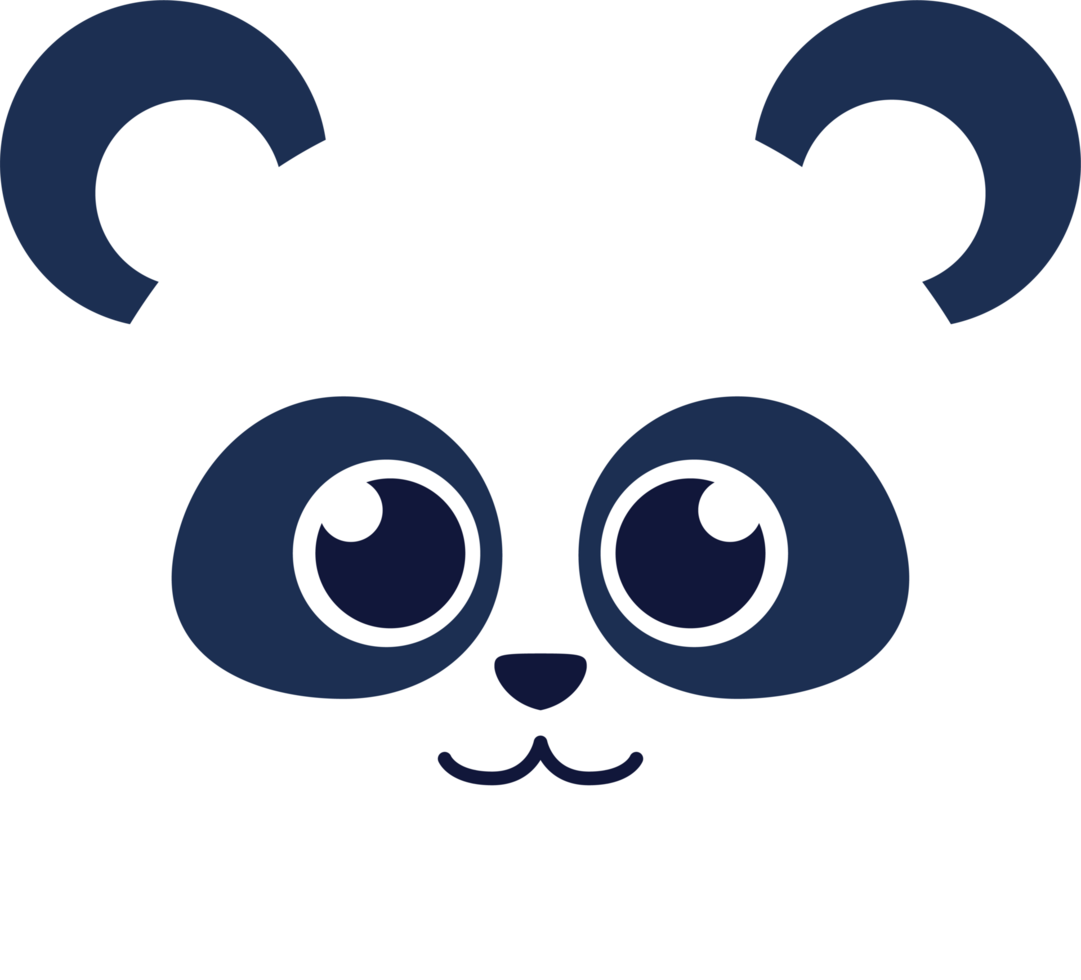 Panda Animal Head png