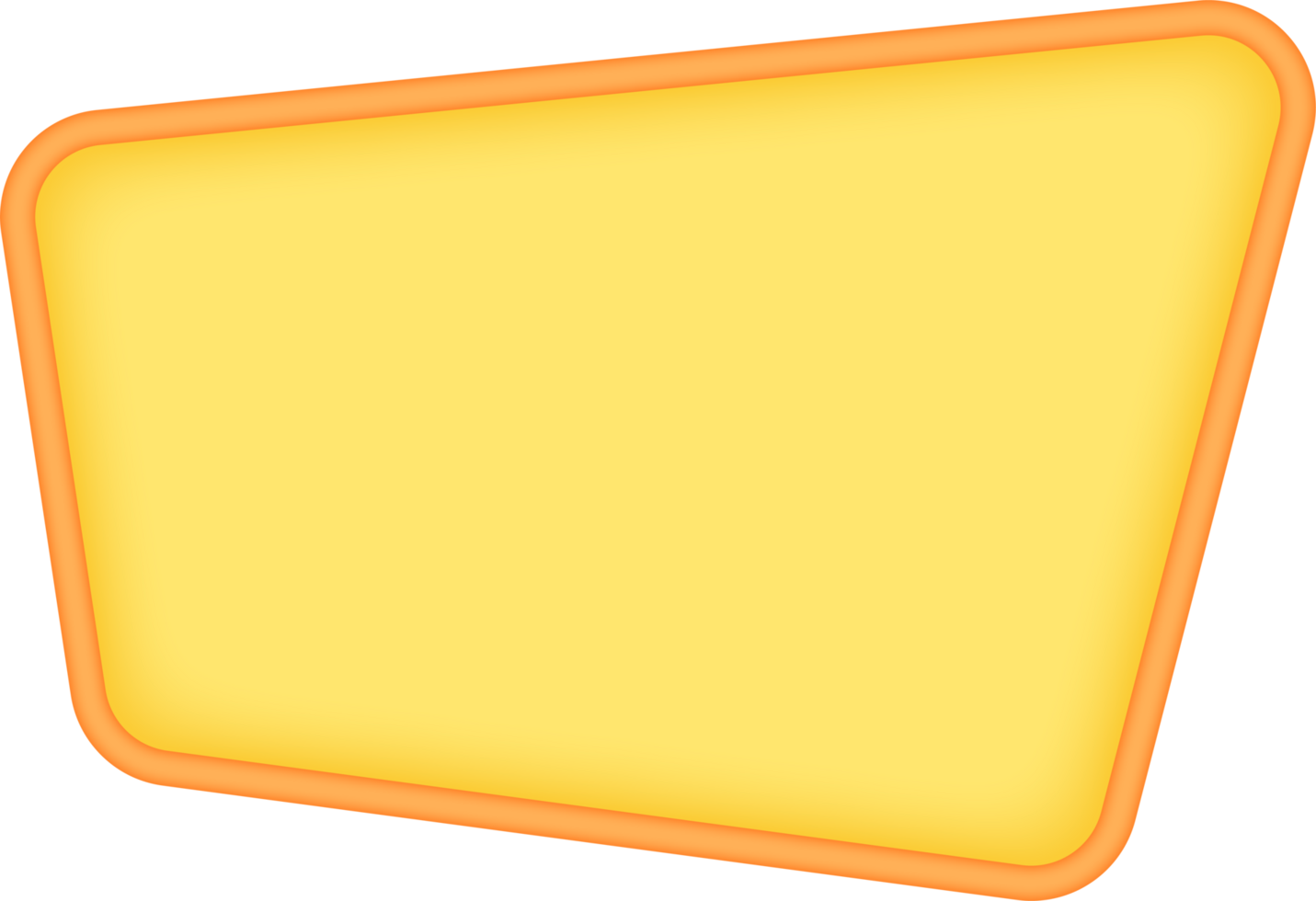 Yellow Banner Button png
