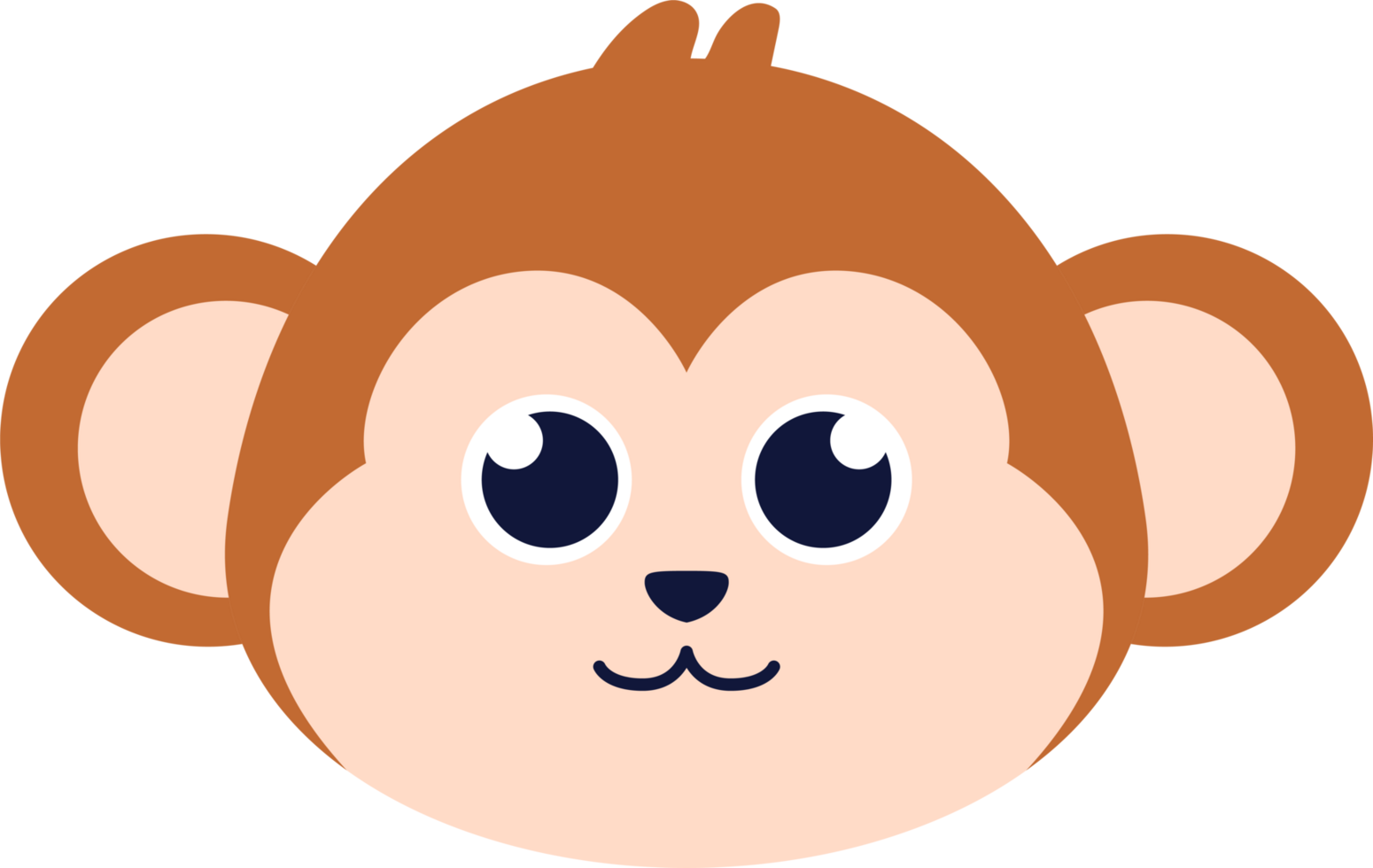 Monkey Animal Head png