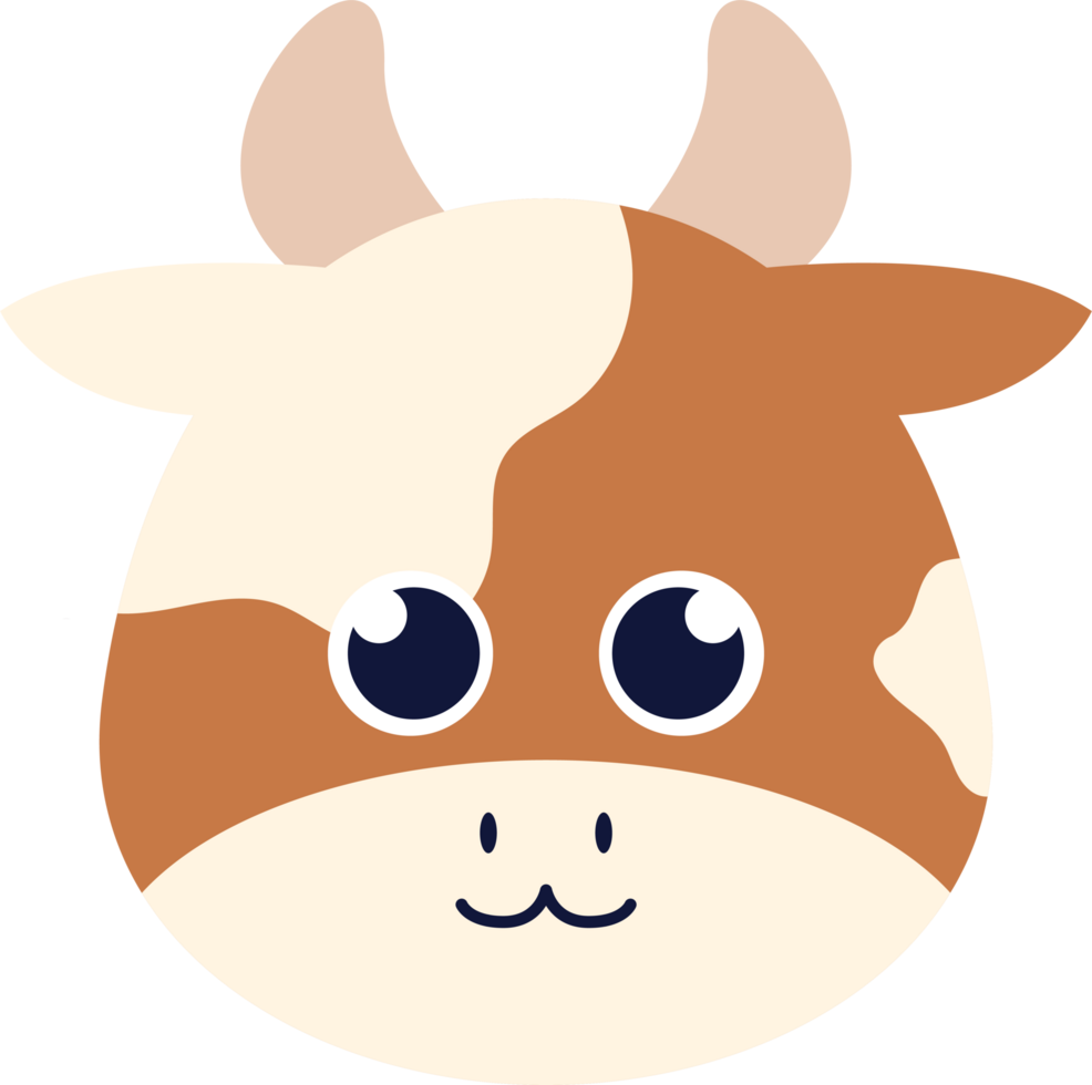 Cow Animal Head png