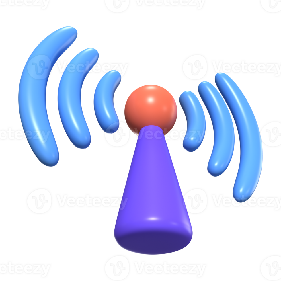 Hotspot 3D Illustration Icon png