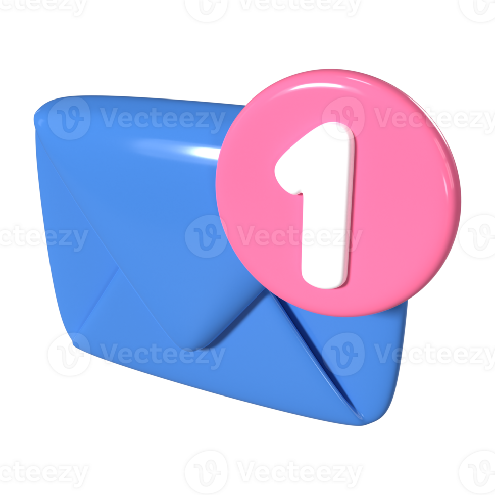 Email 3D Illustration Icon png